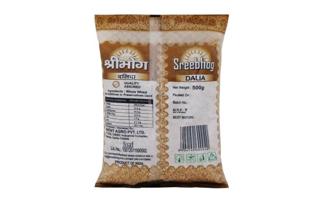 Sreebhog Dalia    Pack  500 grams